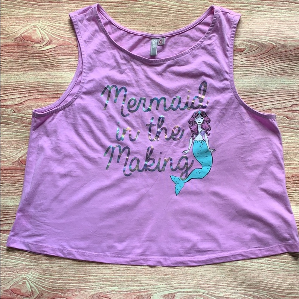 ASOS Mermaid In The Making Tank With Heart Back - Picture 3 of 8